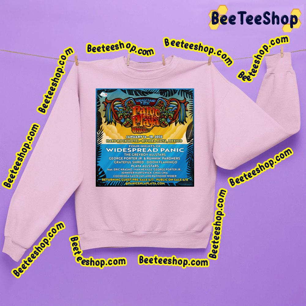 Widespread Panic Oanic En La Plays Once 2023 Trending Unisex Sweatshirt Widespread Panic Oanic En La Plays Once 2023 Trending Unisex Sweatshirt