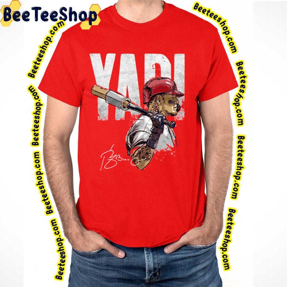Yadi Signature Baseball Trending Unisex T-Shirt Yadi Signature Baseball Trending Unisex T-Shirt