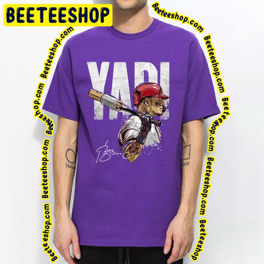 Yadi Signature Baseball Trending Unisex T-Shirt Yadi Signature Baseball Trending Unisex T-Shirt