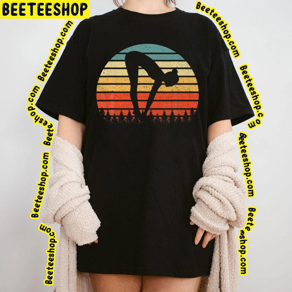 Yoga Forward Bending Padangusthasa Pose Vintage Trending Unisex T-Shirt Yoga Forward Bending Padangusthasa Pose Vintage Trending Unisex T-Shirt