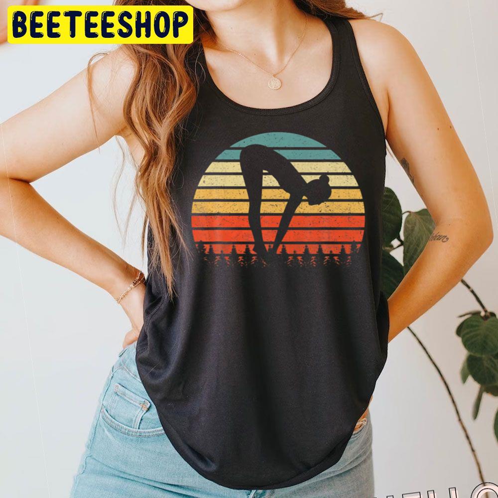 Yoga Forward Bending Padangusthasa Pose Vintage Trending Unisex T-Shirt Yoga Forward Bending Padangusthasa Pose Vintage Trending Unisex T-Shirt
