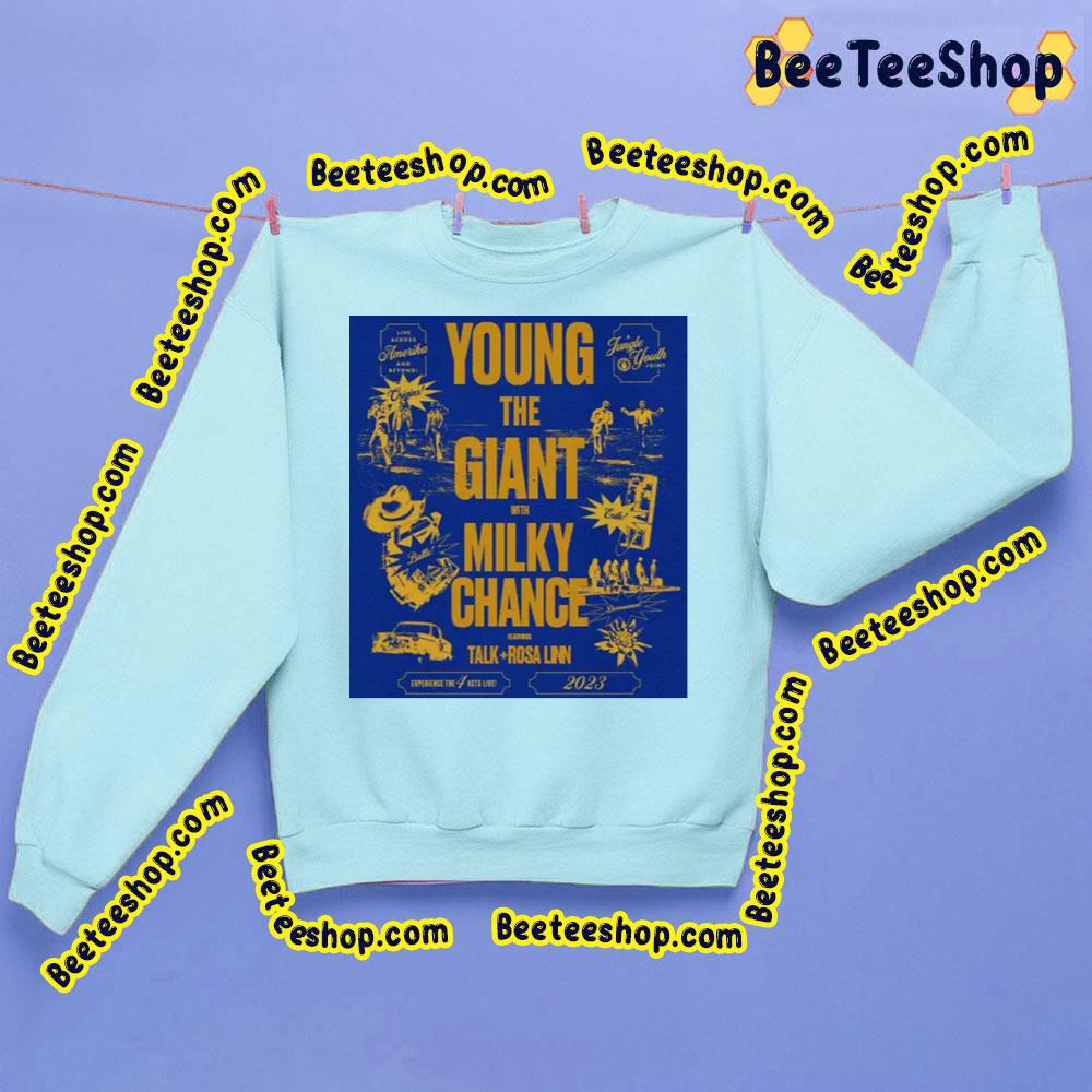 Young The Giant With Milky Chance 2023 Trending Unisex Sweatshirt Young The Giant With Milky Chance 2023 Trending Unisex Sweatshirt
