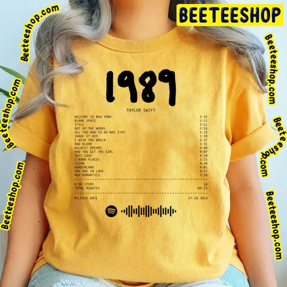 1989 Taylor Swift Trending Unisex T-Shirt 1989 Taylor Swift Trending Unisex T-Shirt