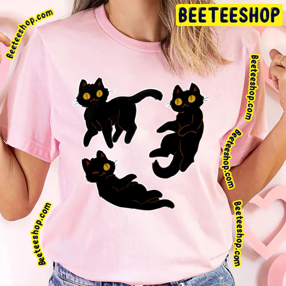 3 Black Cats Trending Unisex T-Shirt 3 Black Cats Trending Unisex T-Shirt