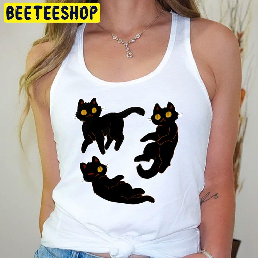3 Black Cats Trending Unisex T-Shirt 3 Black Cats Trending Unisex T-Shirt