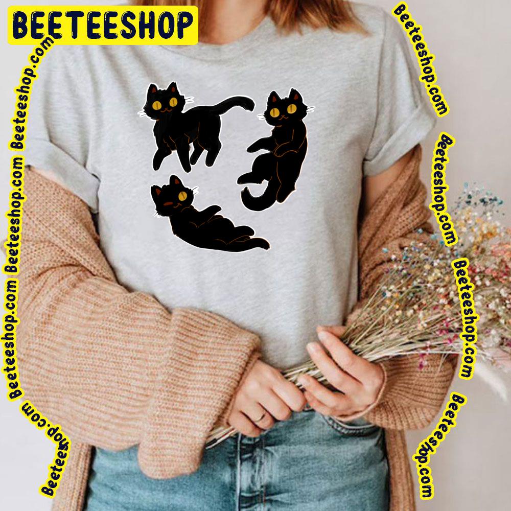 3 Black Cats Trending Unisex T-Shirt 3 Black Cats Trending Unisex T-Shirt