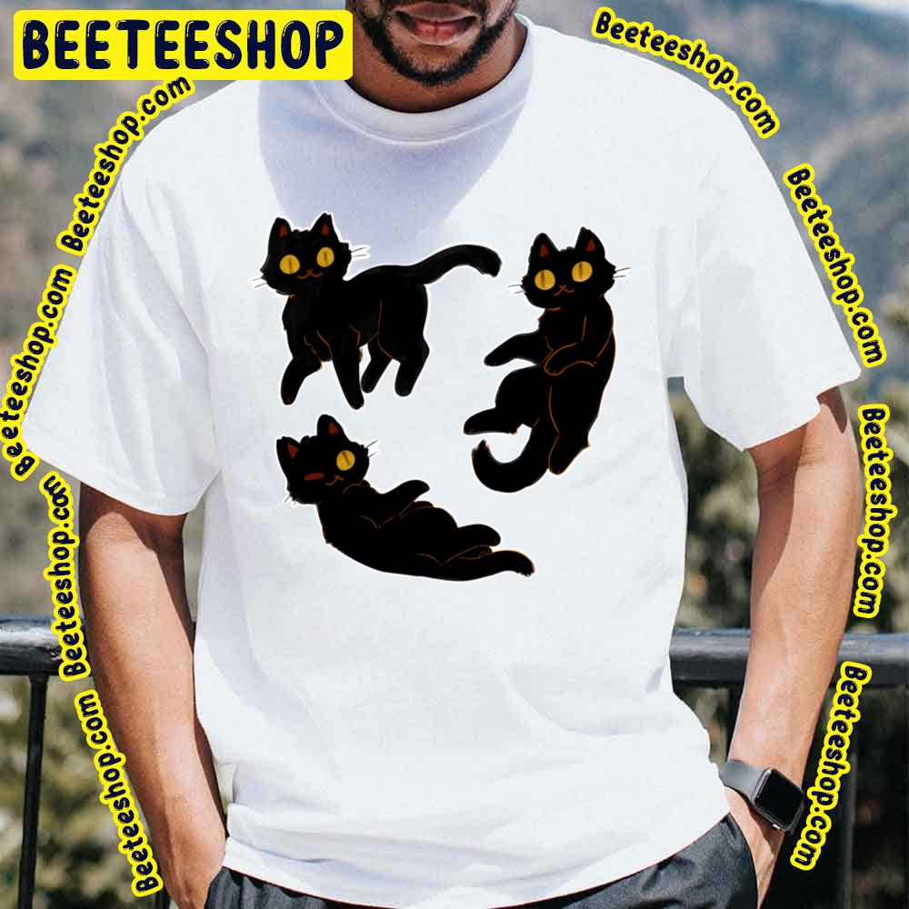 3 Black Cats Trending Unisex T-Shirt 3 Black Cats Trending Unisex T-Shirt
