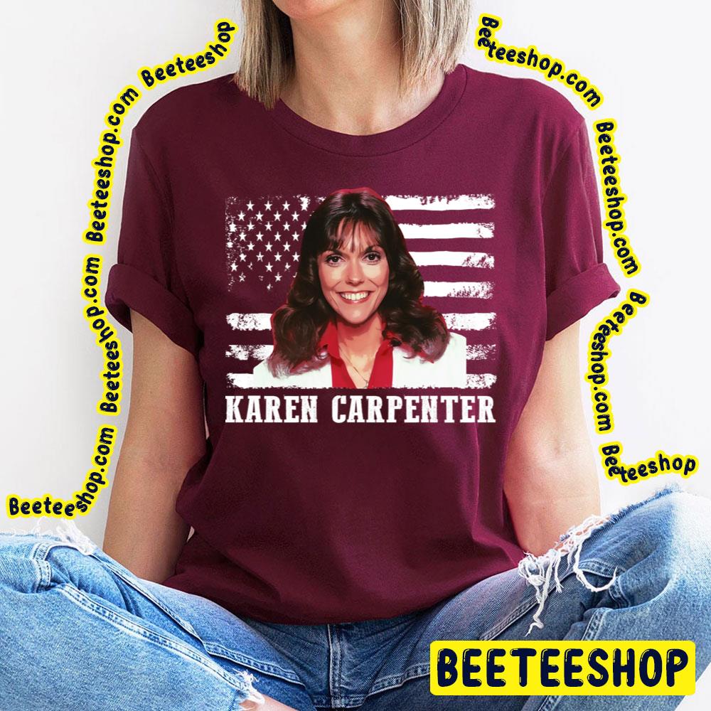 American Flag Karen Carpenter Trending Unisex T-Shirt American Flag Karen Carpenter Trending Unisex T-Shirt