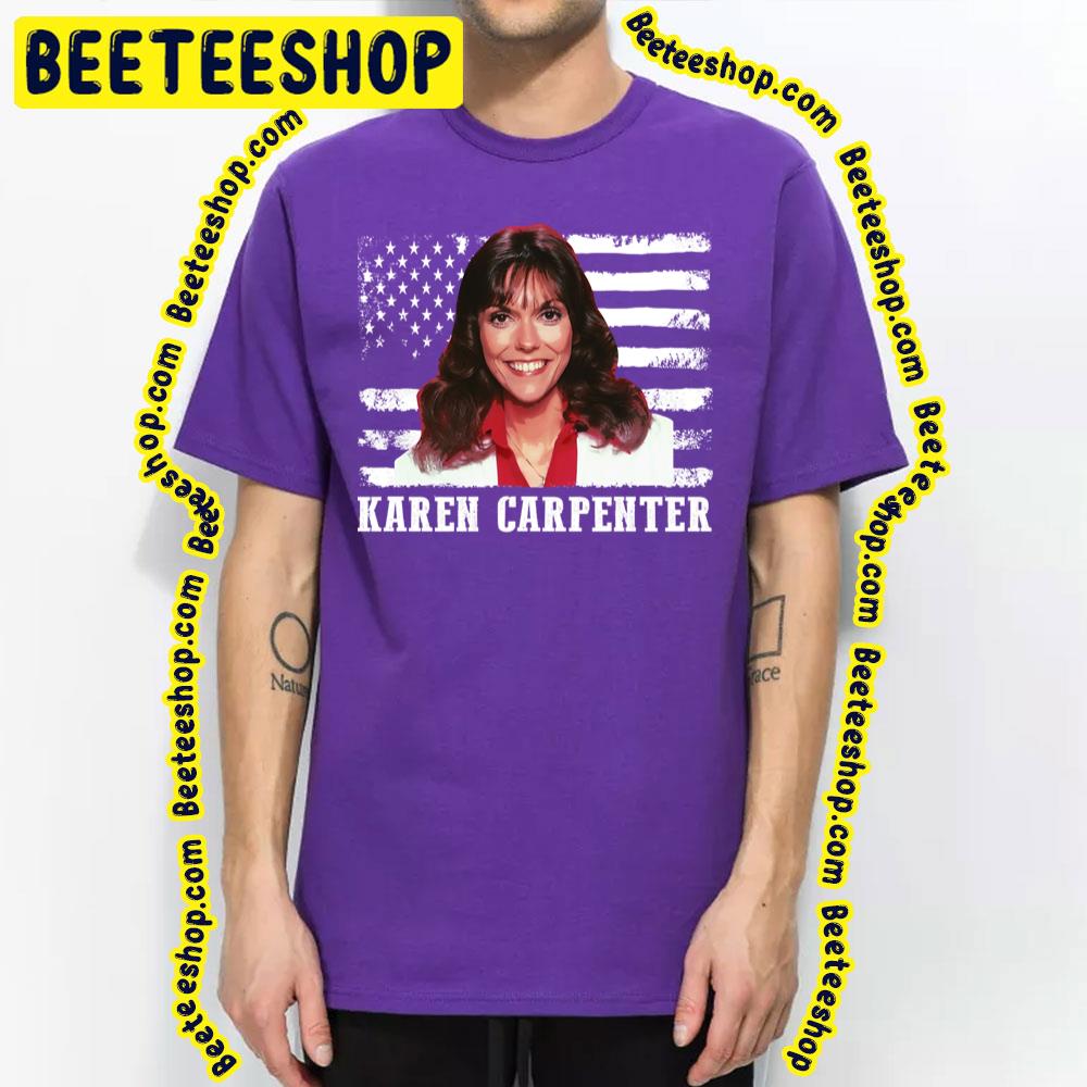 American Flag Karen Carpenter Trending Unisex T-Shirt American Flag Karen Carpenter Trending Unisex T-Shirt