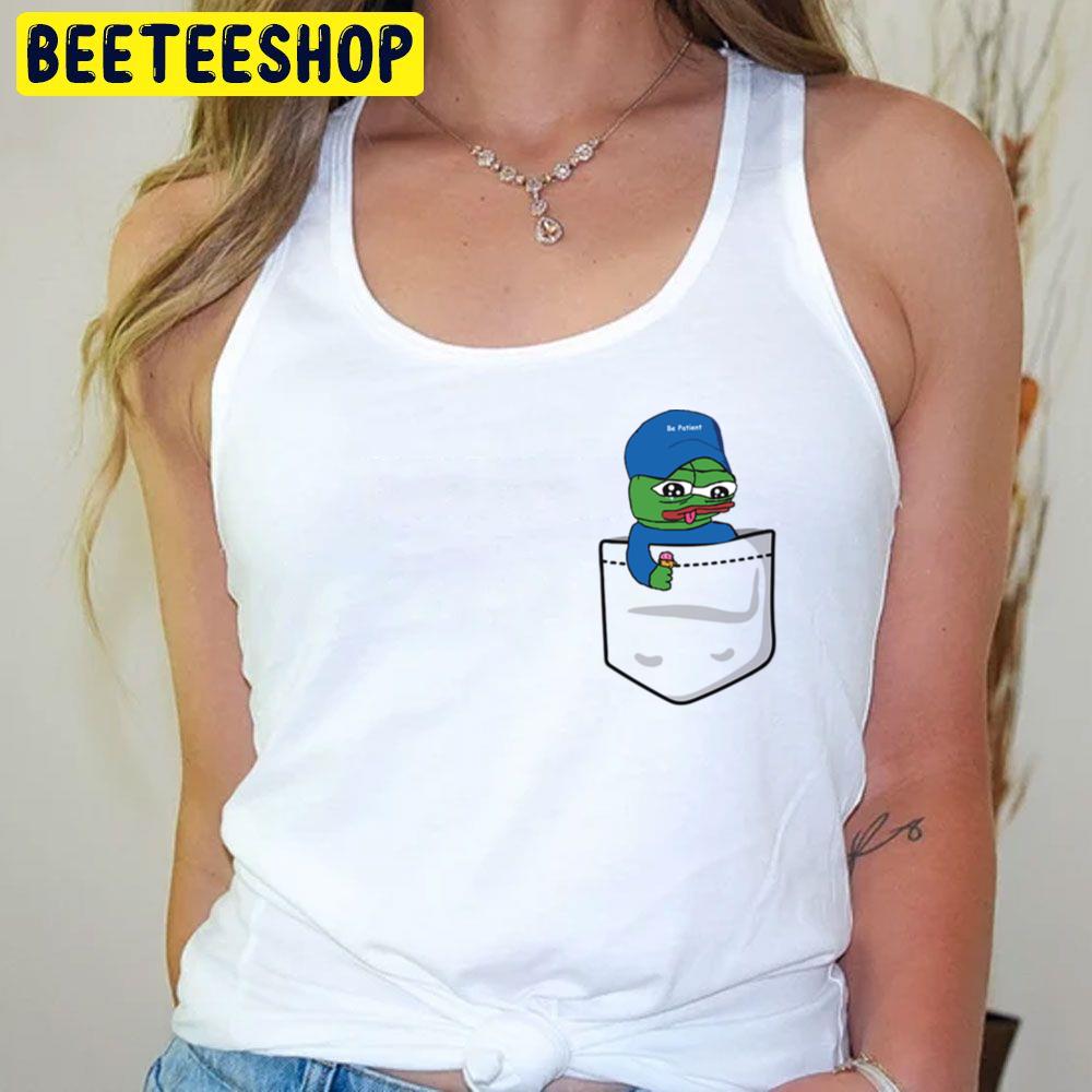 Apu Apustaja With Ice Cream Pepe The Frog The Helper In Pocket Trending Unisex T-Shirt Apu Apustaja With Ice Cream Pepe The Frog The Helper In Pocket Trending Unisex T-Shirt