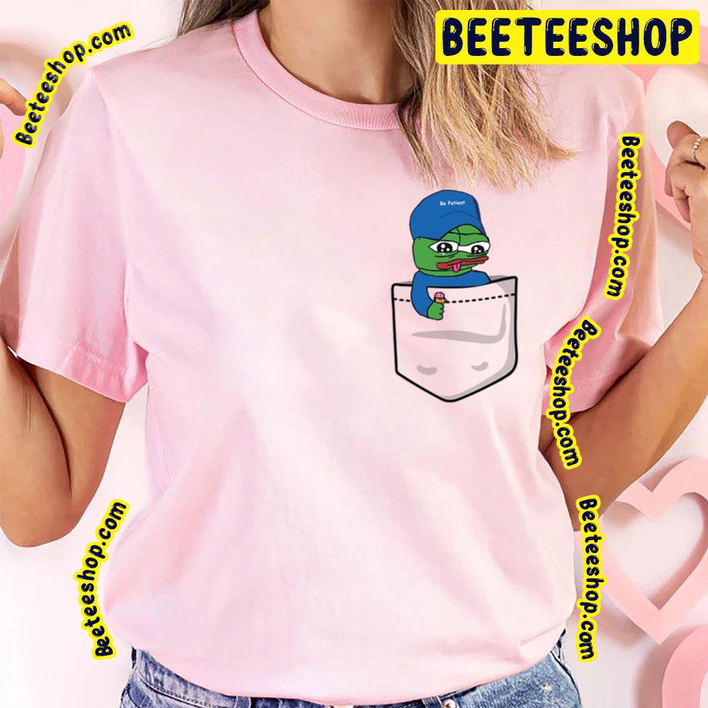 Apu Apustaja With Ice Cream Pepe The Frog The Helper In Pocket Trending Unisex T-Shirt Apu Apustaja With Ice Cream Pepe The Frog The Helper In Pocket Trending Unisex T-Shirt
