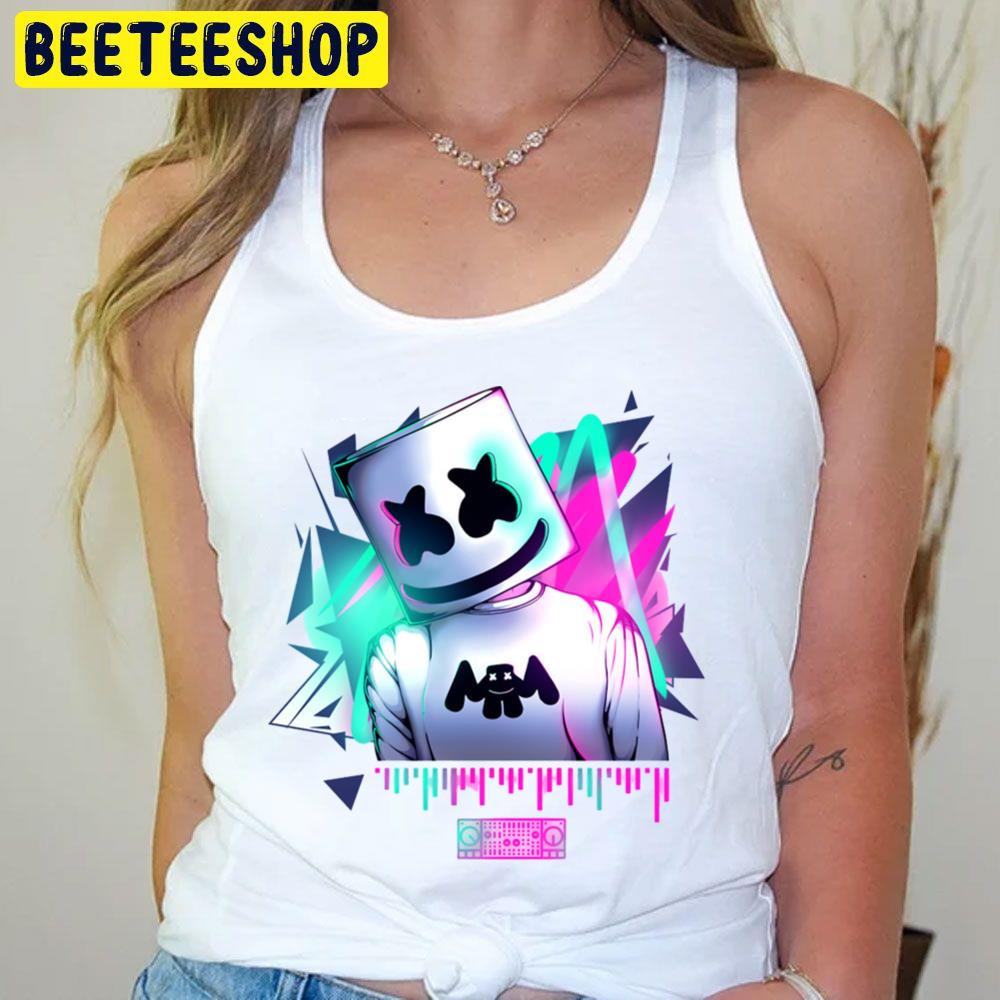 Art Neon Sound Marshmello Trending Unisex T-Shirt Art Neon Sound Marshmello Trending Unisex T-Shirt