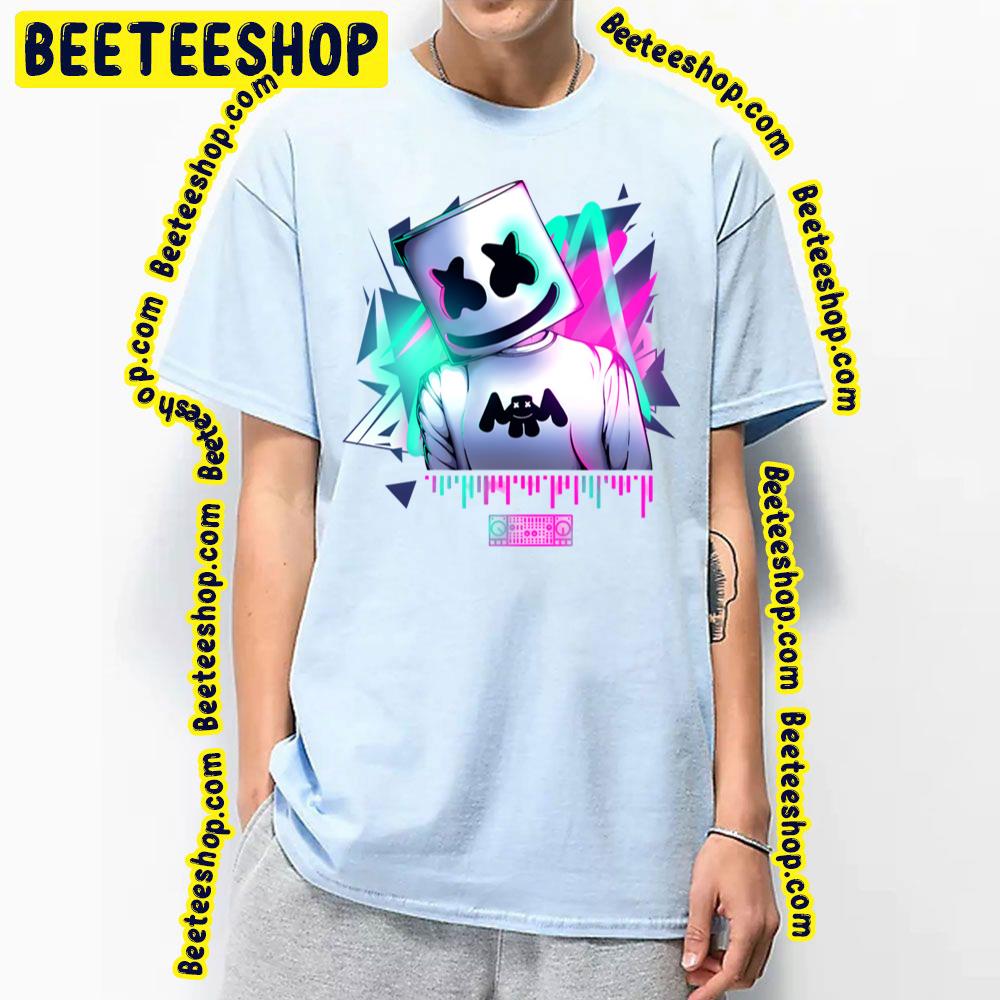 Art Neon Sound Marshmello Trending Unisex T-Shirt Art Neon Sound Marshmello Trending Unisex T-Shirt