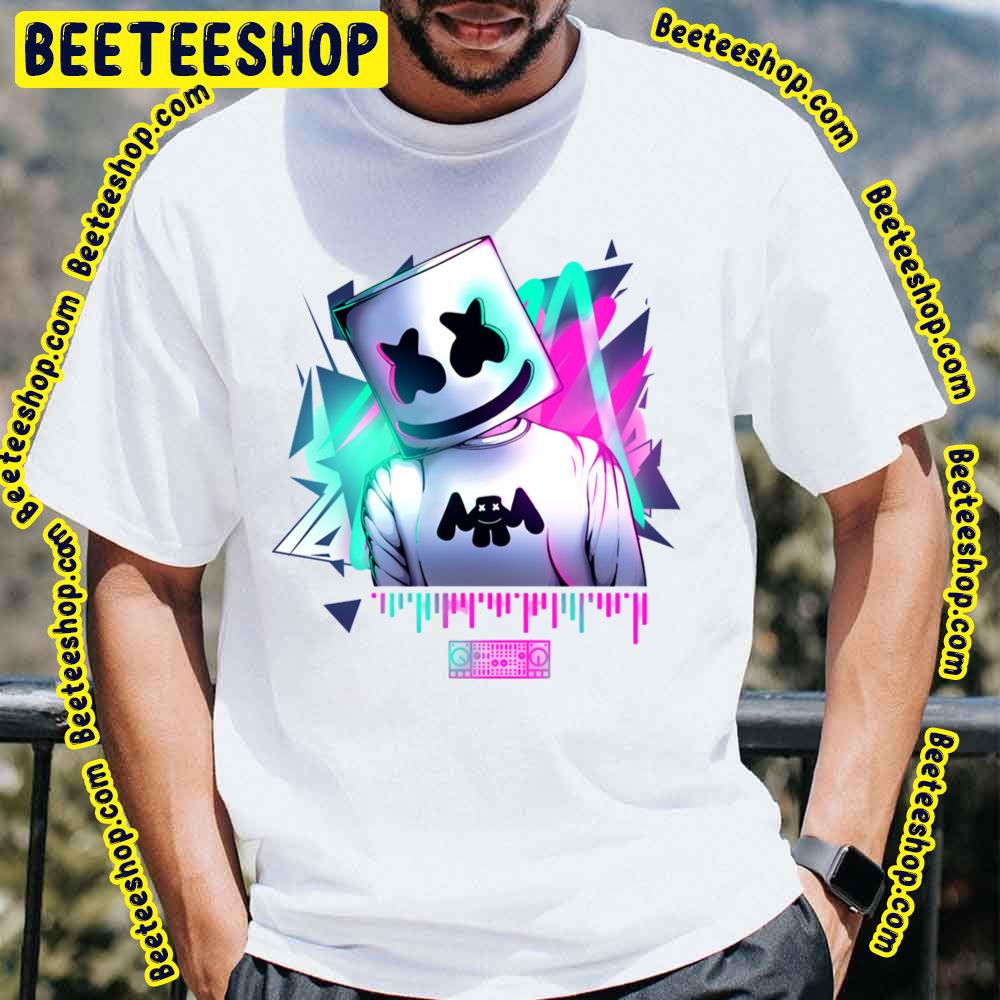 Art Neon Sound Marshmello Trending Unisex T-Shirt Art Neon Sound Marshmello Trending Unisex T-Shirt