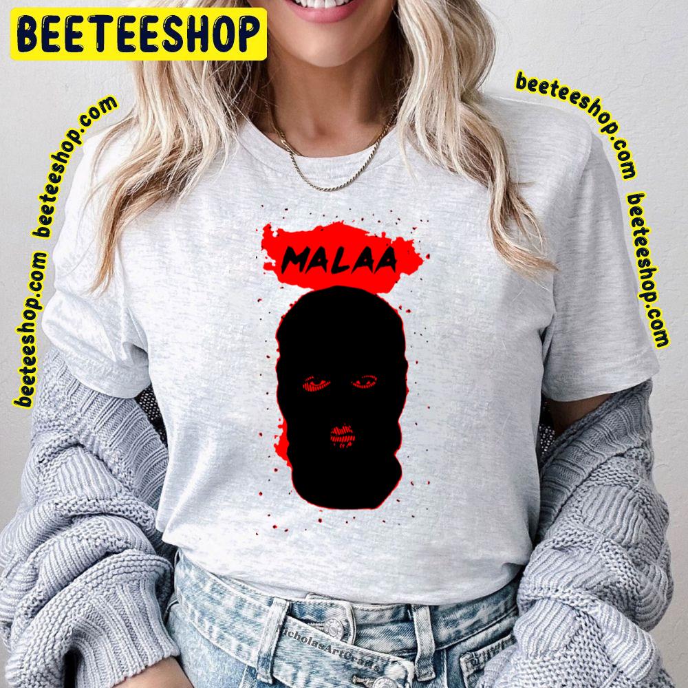 Black Art Face Malaa Trending Unisex T-Shirt Black Art Face Malaa Trending Unisex T-Shirt
