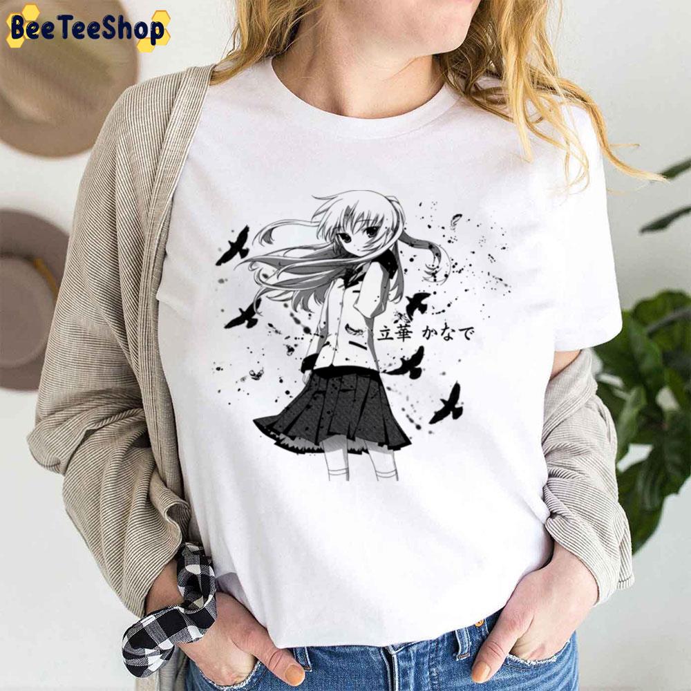 Black Art Ink Splatters Angle Beats Trending Unisex T-Shirt Black Art Ink Splatters Angle Beats Trending Unisex T-Shirt