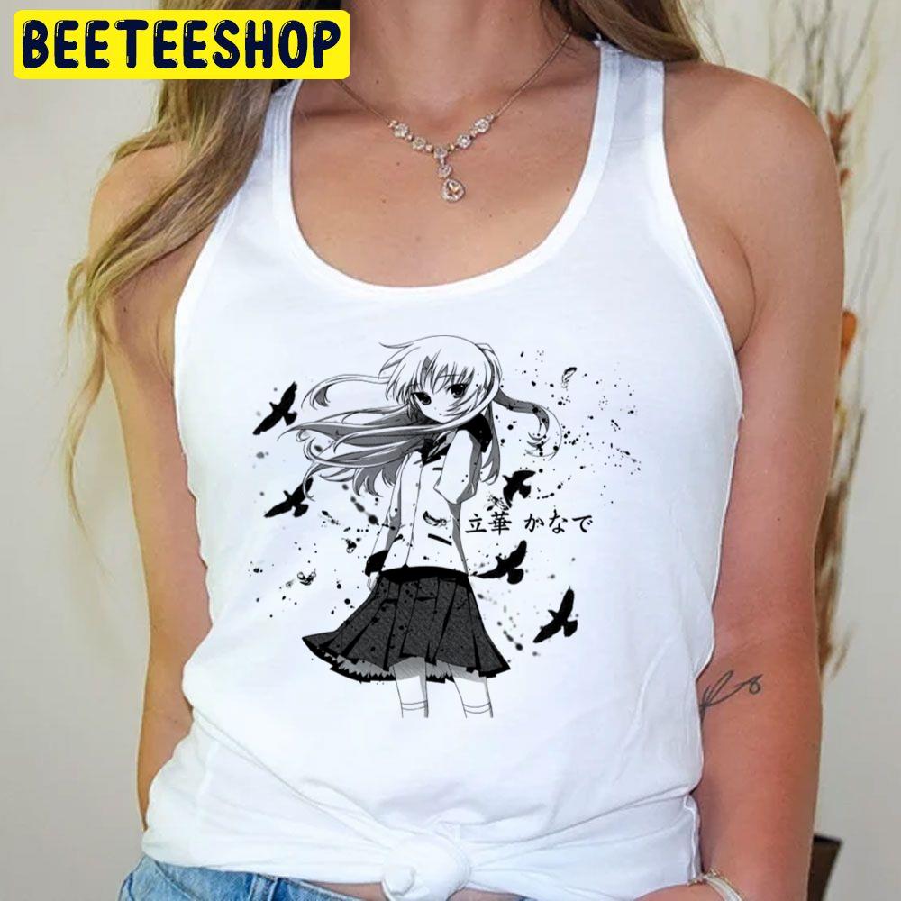 Black Art Ink Splatters Angle Beats Trending Unisex T-Shirt Black Art Ink Splatters Angle Beats Trending Unisex T-Shirt