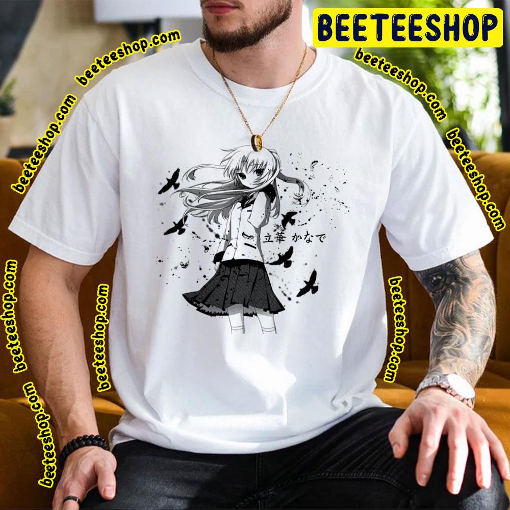 Black Art Ink Splatters Angle Beats Trending Unisex T-Shirt Black Art Ink Splatters Angle Beats Trending Unisex T-Shirt