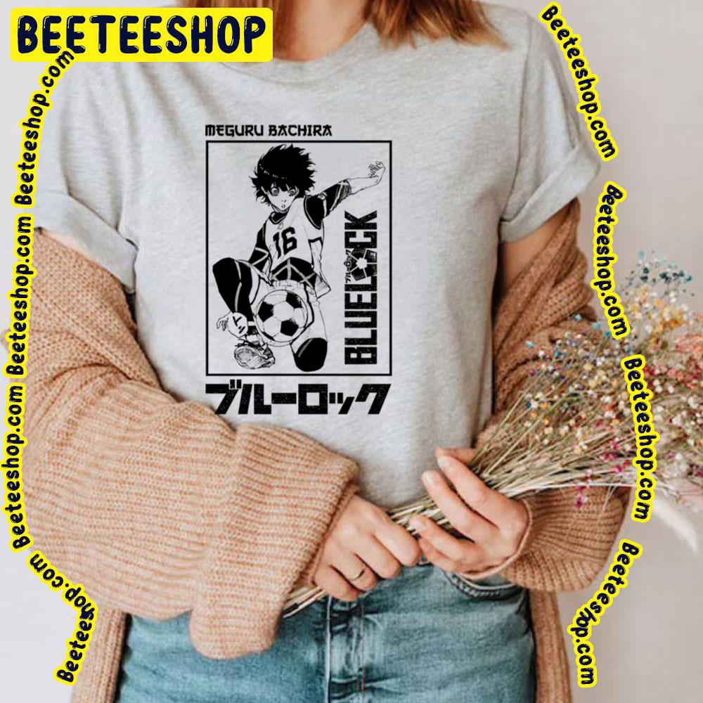 Black Art Meguru Bachira Blue Lock Trending Unisex T-Shirt Black Art Meguru Bachira Blue Lock Trending Unisex T-Shirt