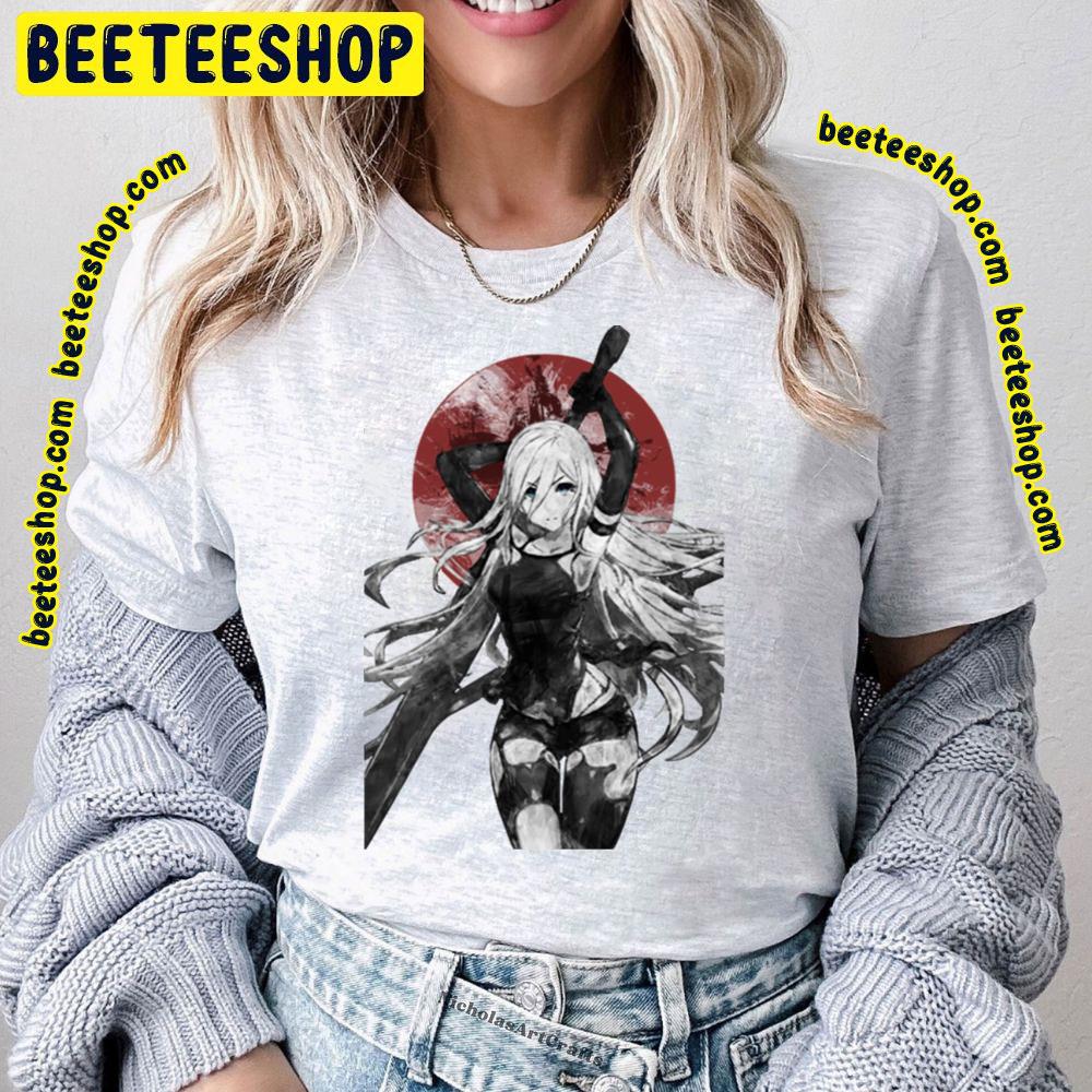 Black Art Moon Dart Nier Automata Trending Unisex T-Shirt Black Art Moon Dart Nier Automata Trending Unisex T-Shirt
