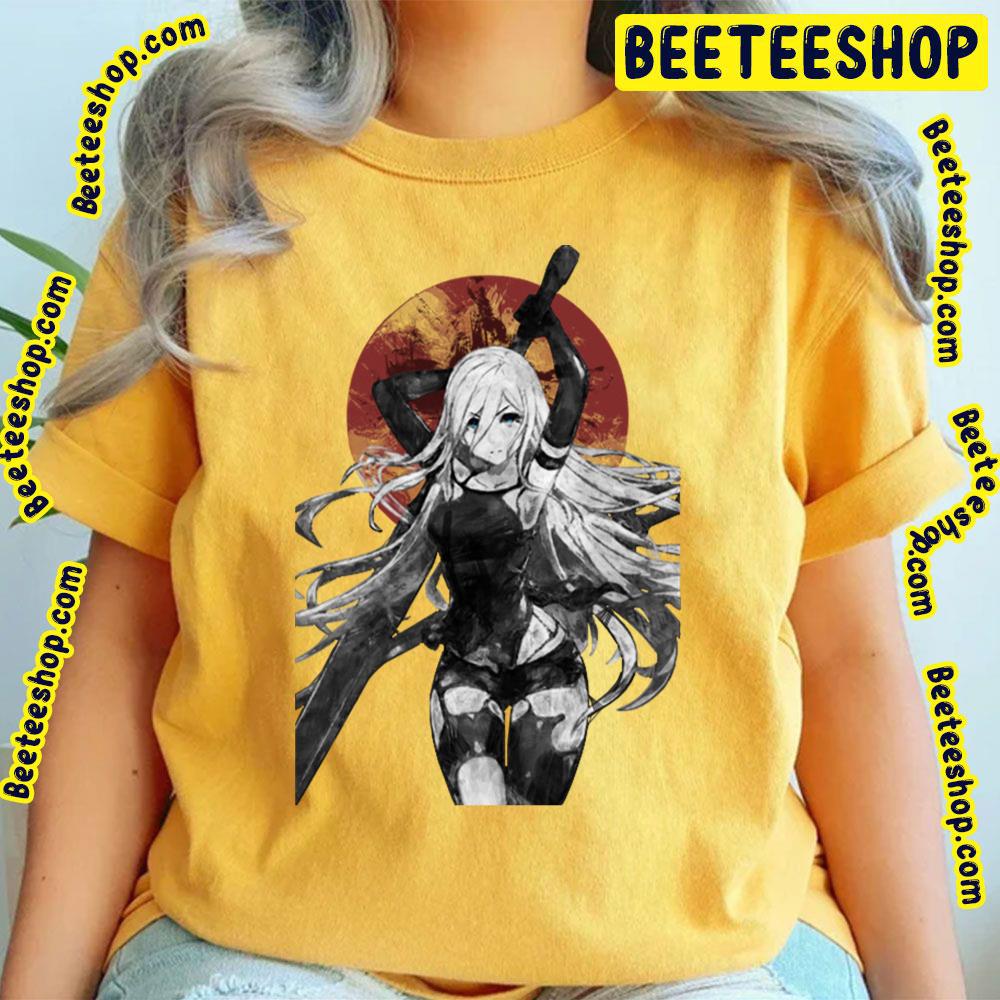 Black Art Moon Dart Nier Automata Trending Unisex T-Shirt Black Art Moon Dart Nier Automata Trending Unisex T-Shirt