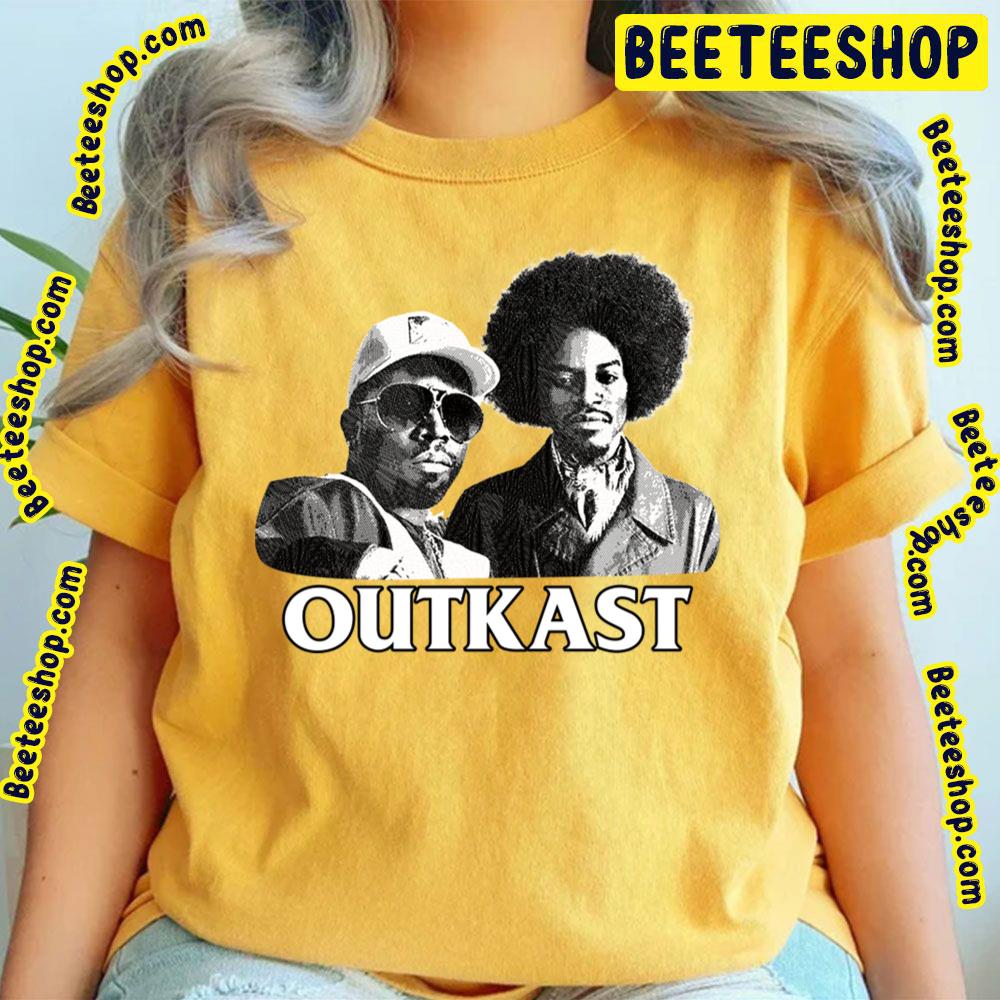 Black Art Outkast Engraving Style Trending Unisex T-Shirt Black Art Outkast Engraving Style Trending Unisex T-Shirt