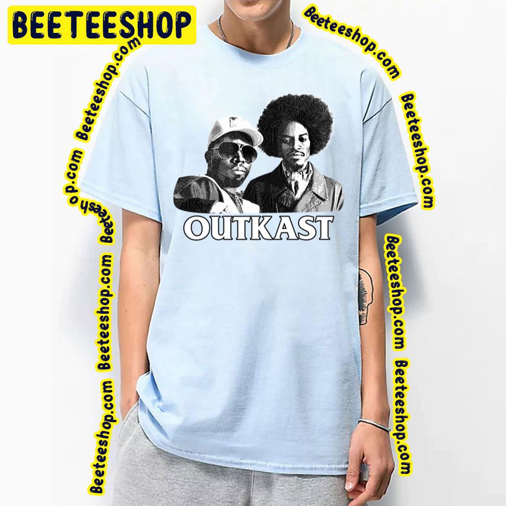 Black Art Outkast Engraving Style Trending Unisex T-Shirt Black Art Outkast Engraving Style Trending Unisex T-Shirt