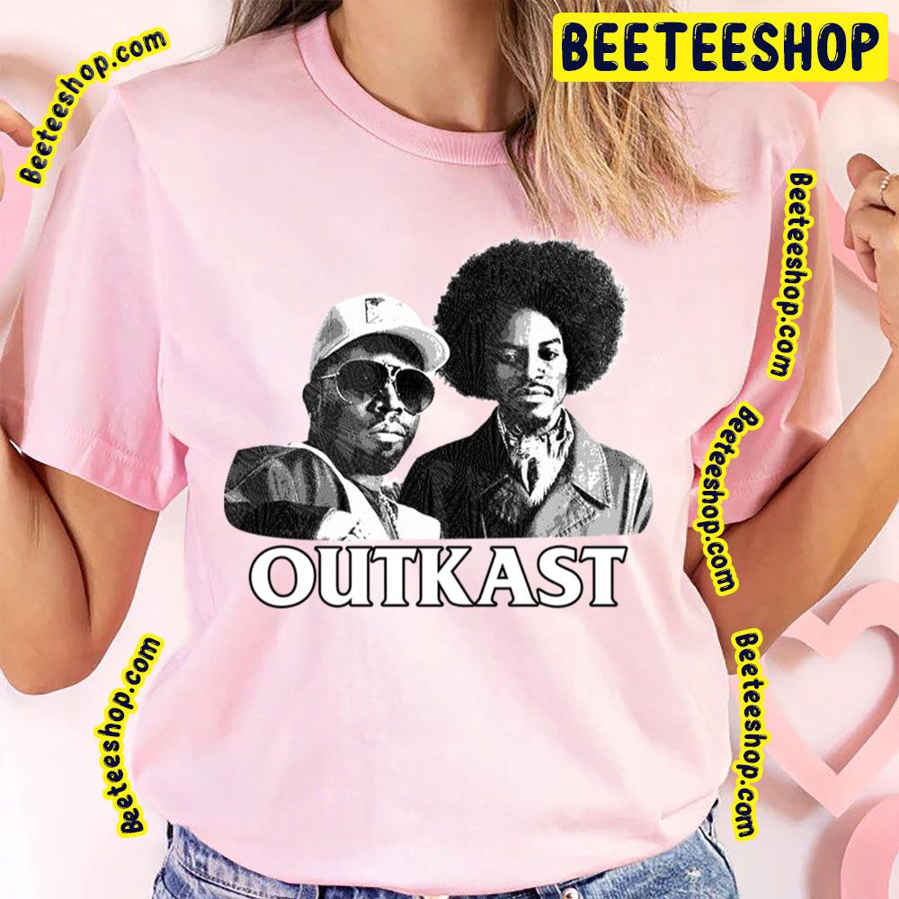 Black Art Outkast Engraving Style Trending Unisex T-Shirt Black Art Outkast Engraving Style Trending Unisex T-Shirt