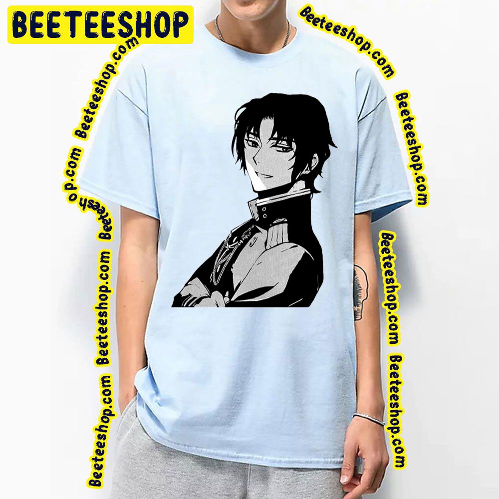 Black White Art Guren Ichinose Owari No Seraph Trending Unisex T-Shirt Black White Art Guren Ichinose Owari No Seraph Trending Unisex T-Shirt