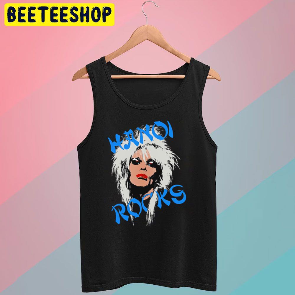 Blue Art Girl Hanoi Rocks Trending Unisex T-Shirt Blue Art Girl Hanoi Rocks Trending Unisex T-Shirt