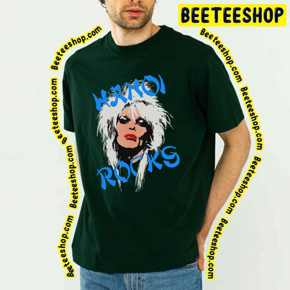 Blue Art Girl Hanoi Rocks Trending Unisex T-Shirt Blue Art Girl Hanoi Rocks Trending Unisex T-Shirt