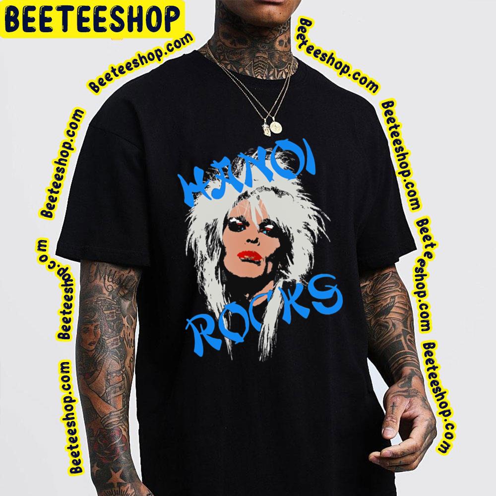 Blue Art Girl Hanoi Rocks Trending Unisex T-Shirt Blue Art Girl Hanoi Rocks Trending Unisex T-Shirt