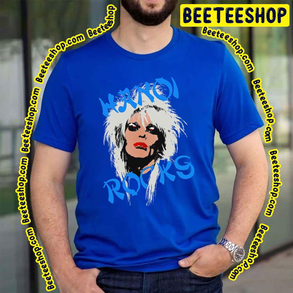 Blue Art Girl Hanoi Rocks Trending Unisex T-Shirt Blue Art Girl Hanoi Rocks Trending Unisex T-Shirt