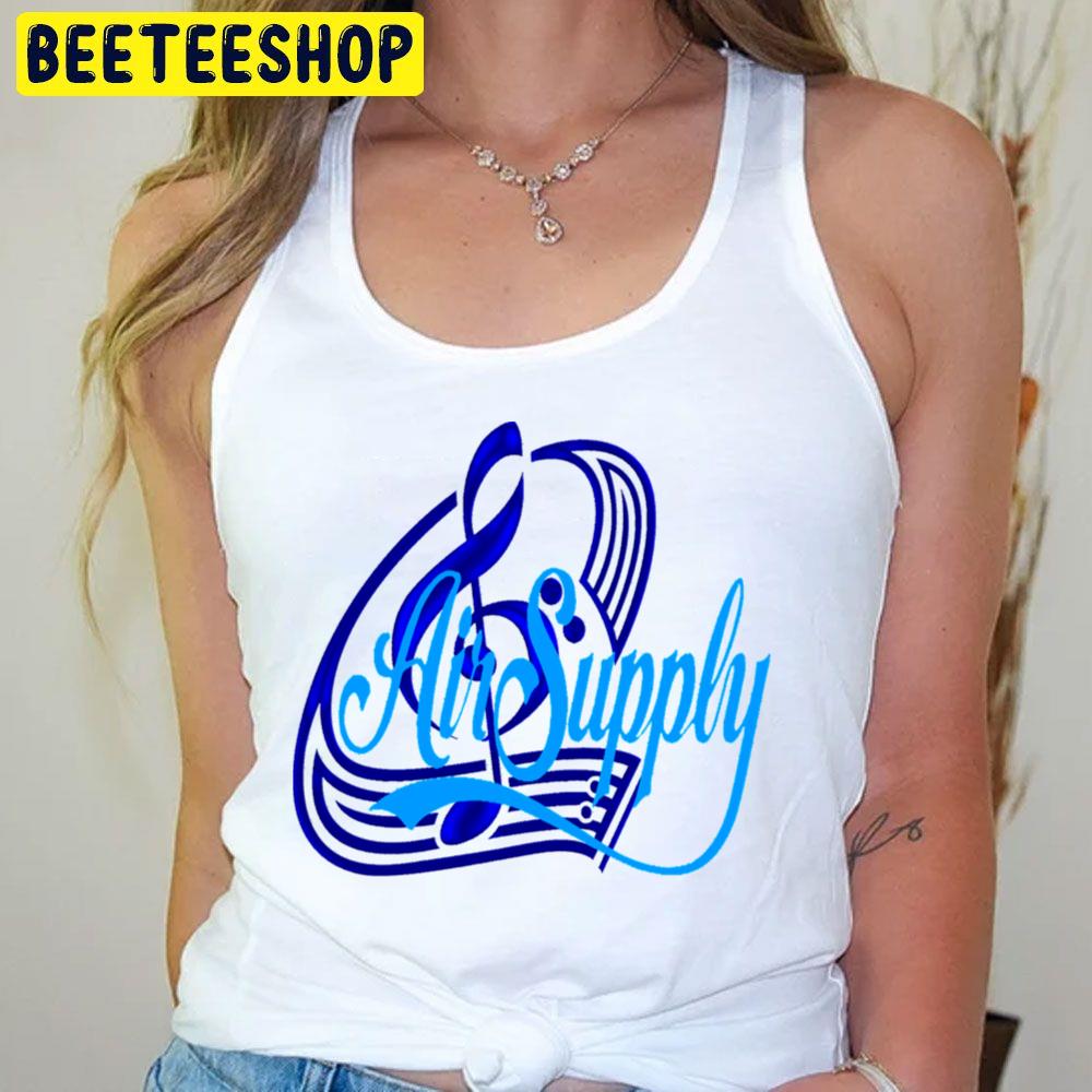 Blue Text Air Supply Trending Unisex T-Shirt Blue Text Air Supply Trending Unisex T-Shirt
