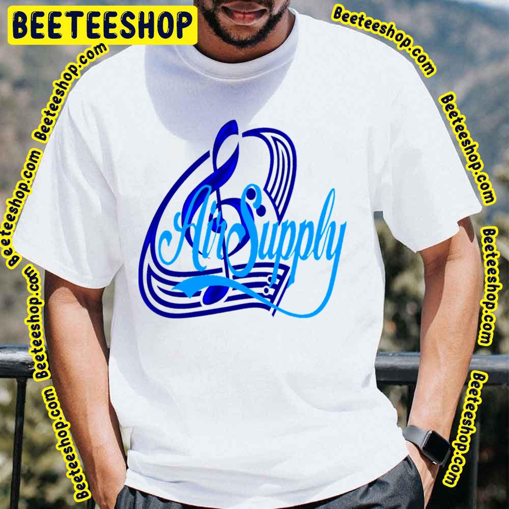 Blue Text Air Supply Trending Unisex T-Shirt Blue Text Air Supply Trending Unisex T-Shirt