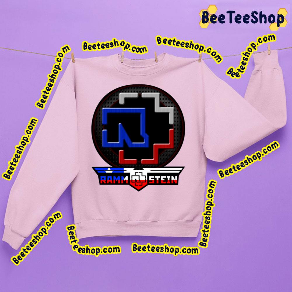 Blue White Art Rammstein Logo Trending Unisex Sweatshirt Blue White Art Rammstein Logo Trending Unisex Sweatshirt