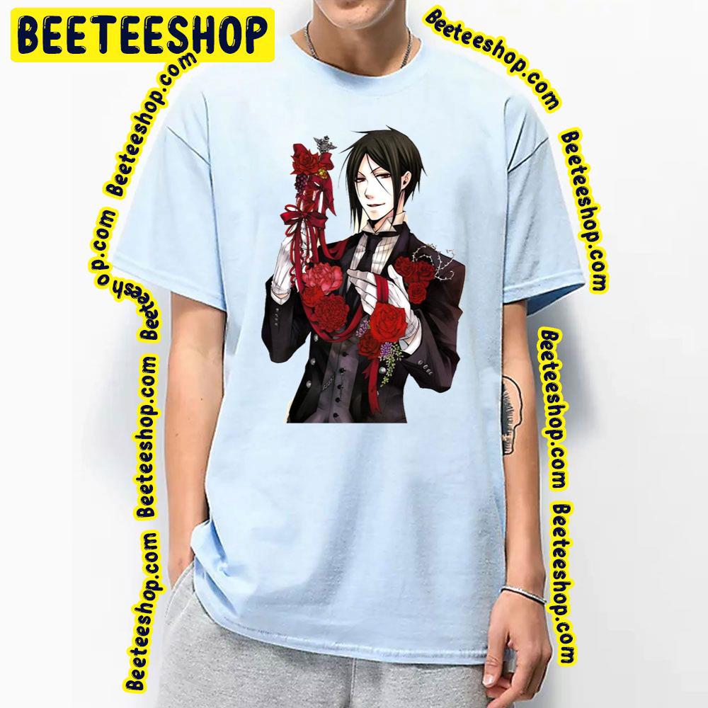 Butler Sebastian Michaelis Kuroshitsuji Trending Unisex T-Shirt Butler Sebastian Michaelis Kuroshitsuji Trending Unisex T-Shirt