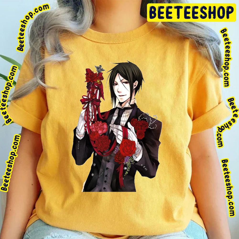 Butler Sebastian Michaelis Kuroshitsuji Trending Unisex T-Shirt Butler Sebastian Michaelis Kuroshitsuji Trending Unisex T-Shirt