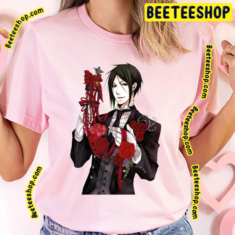 Butler Sebastian Michaelis Kuroshitsuji Trending Unisex T-Shirt Butler Sebastian Michaelis Kuroshitsuji Trending Unisex T-Shirt