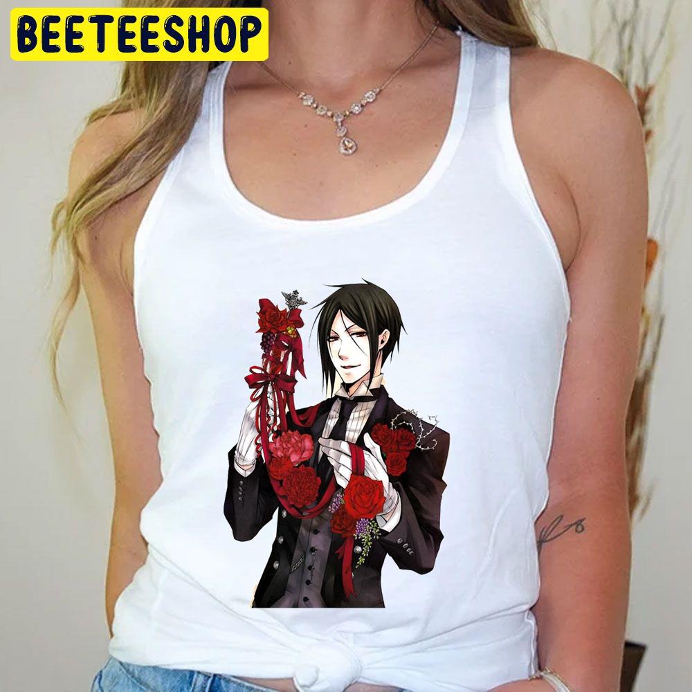 Butler Sebastian Michaelis Kuroshitsuji Trending Unisex T-Shirt Butler Sebastian Michaelis Kuroshitsuji Trending Unisex T-Shirt