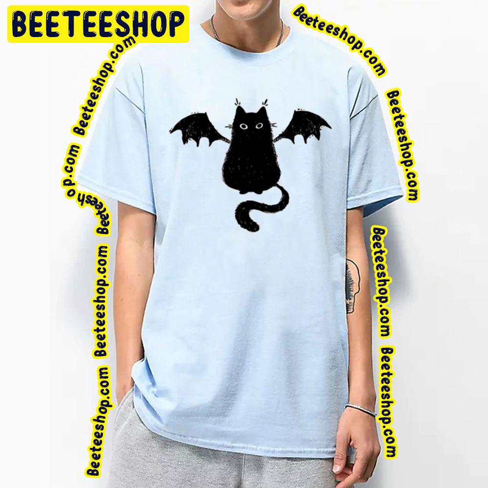Cartoon Cat Mushroom Halloween Trending Unisex T-Shirt Cartoon Cat Mushroom Halloween Trending Unisex T-Shirt