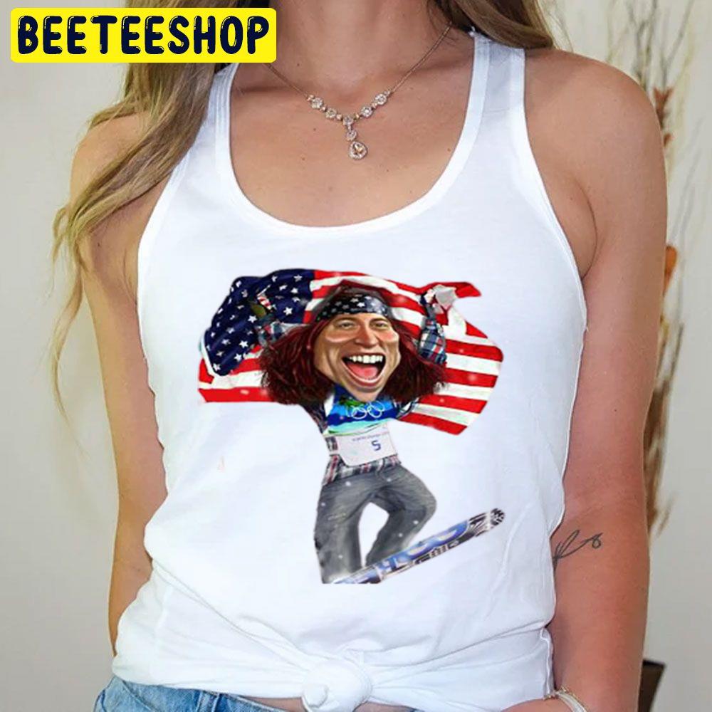 Cartoon Shaun White Trending Unisex T-Shirt Cartoon Shaun White Trending Unisex T-Shirt
