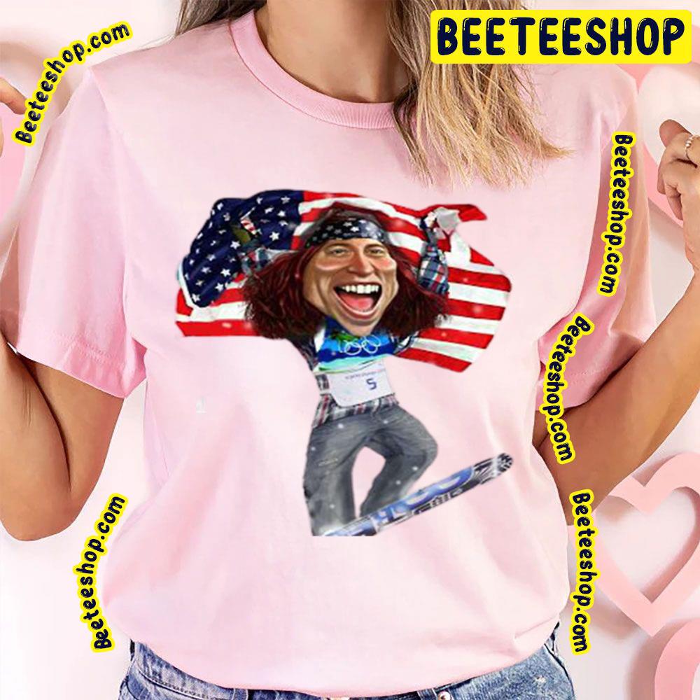 Cartoon Shaun White Trending Unisex T-Shirt Cartoon Shaun White Trending Unisex T-Shirt
