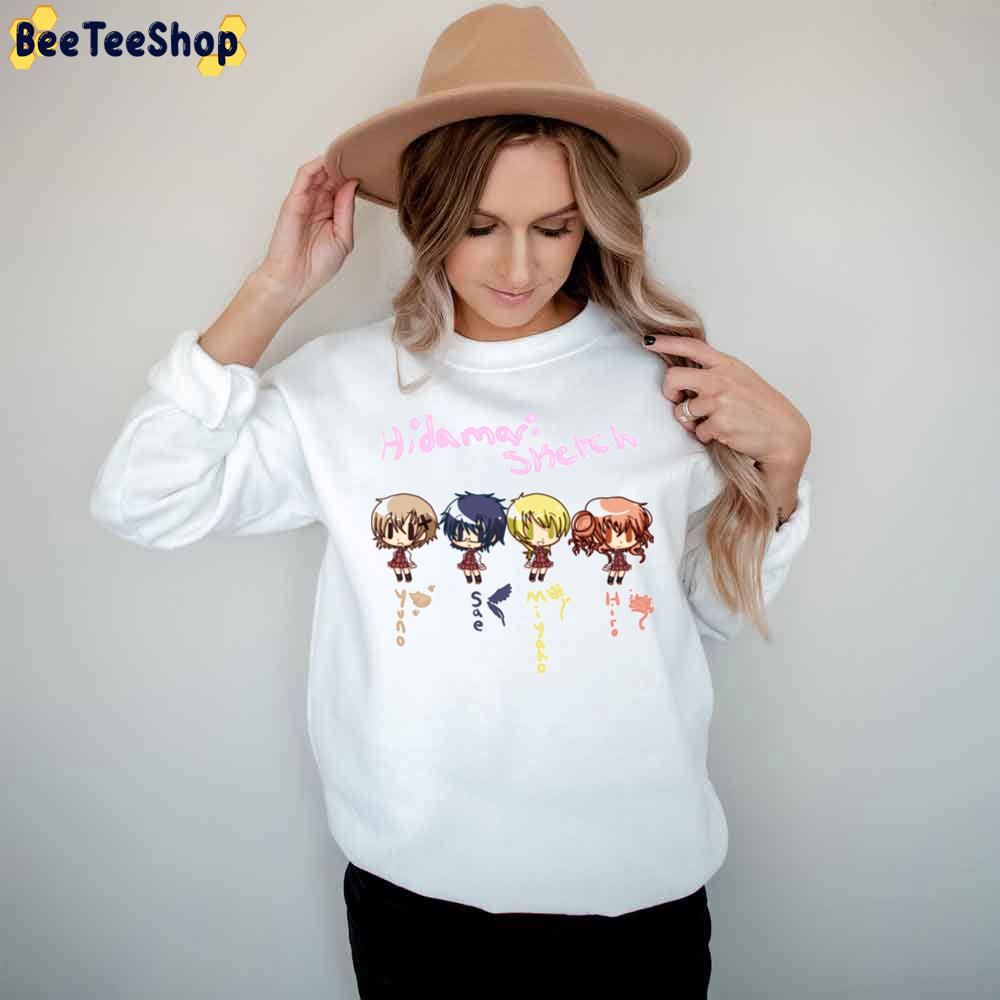 Chibi Hidamari Sketch Trending Unisex T-Shirt Chibi Hidamari Sketch Trending Unisex T-Shirt