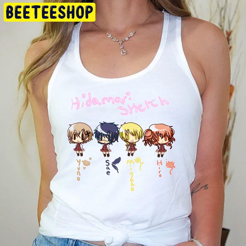 Chibi Hidamari Sketch Trending Unisex T-Shirt Chibi Hidamari Sketch Trending Unisex T-Shirt