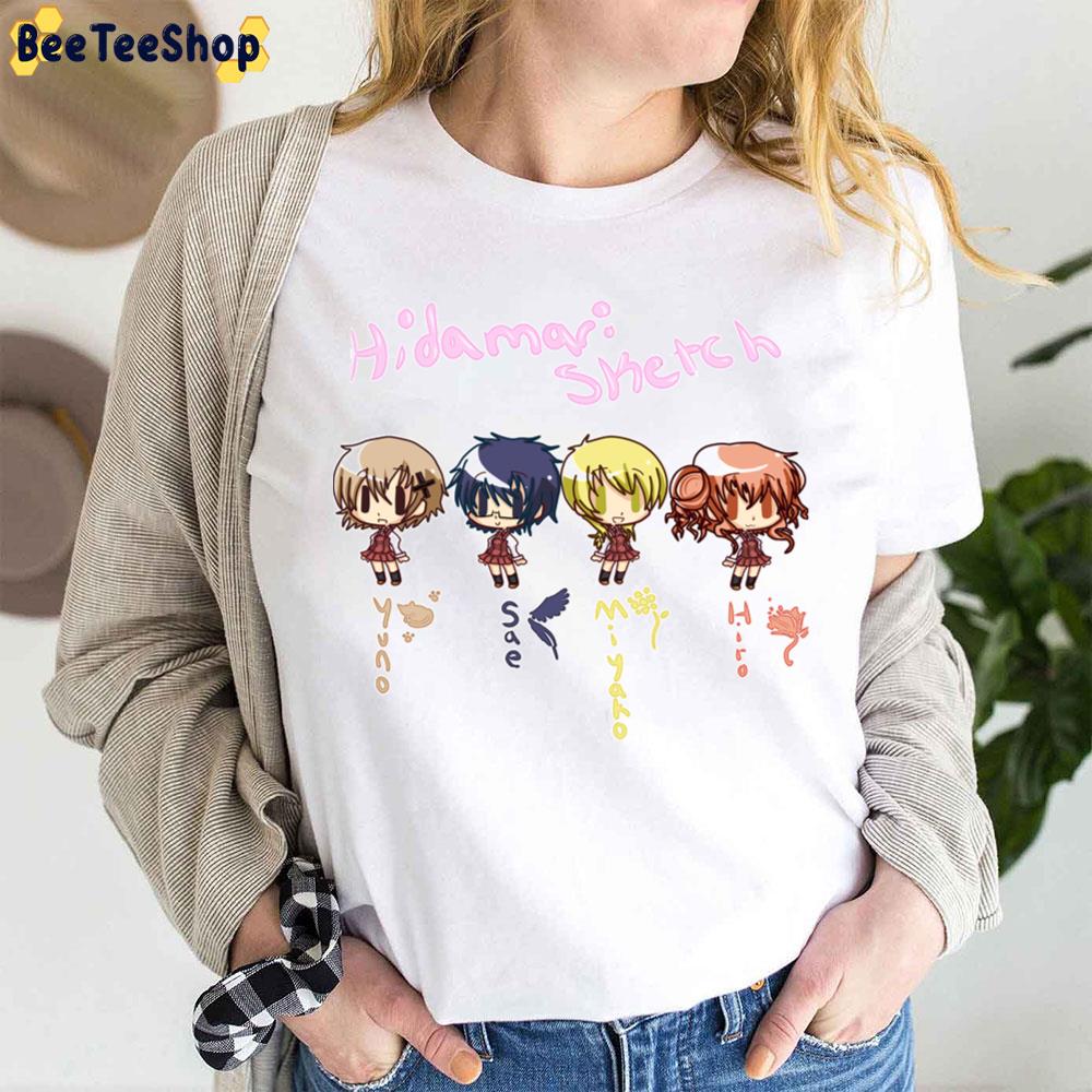 Chibi Hidamari Sketch Trending Unisex T-Shirt Chibi Hidamari Sketch Trending Unisex T-Shirt