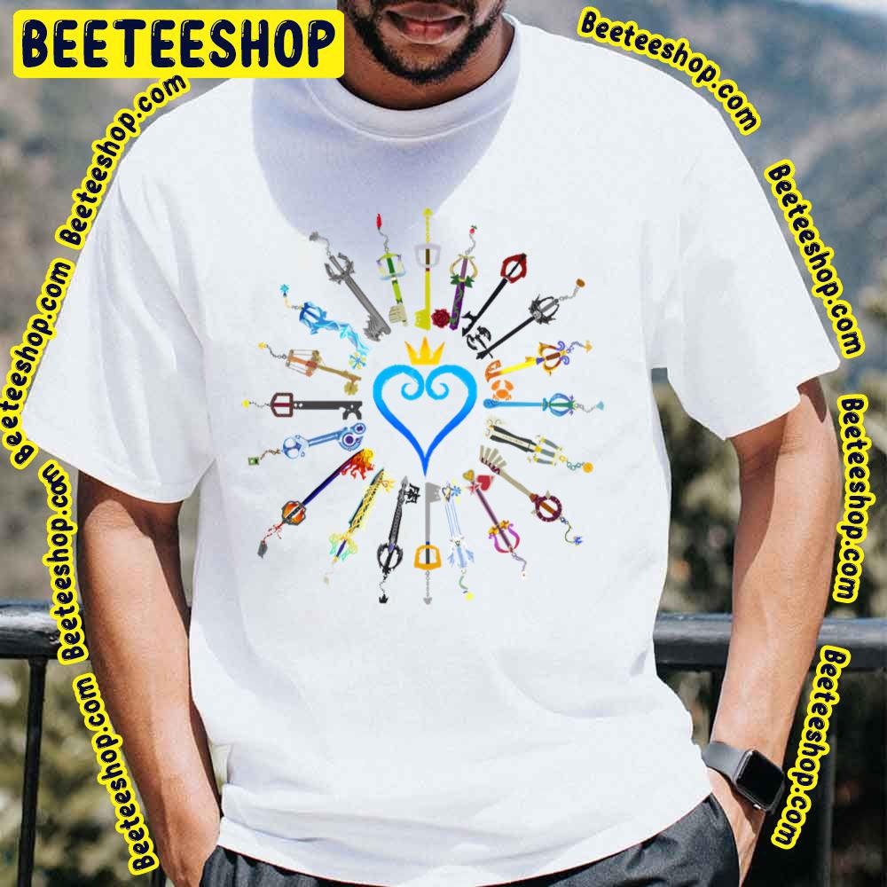 Color Keyblades Kingdom Hearts Trending Unisex T-Shirt Color Keyblades Kingdom Hearts Trending Unisex T-Shirt