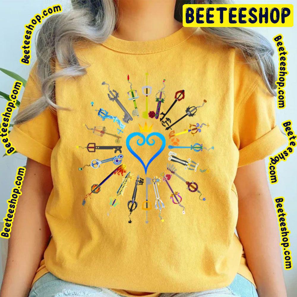Color Keyblades Kingdom Hearts Trending Unisex T-Shirt Color Keyblades Kingdom Hearts Trending Unisex T-Shirt