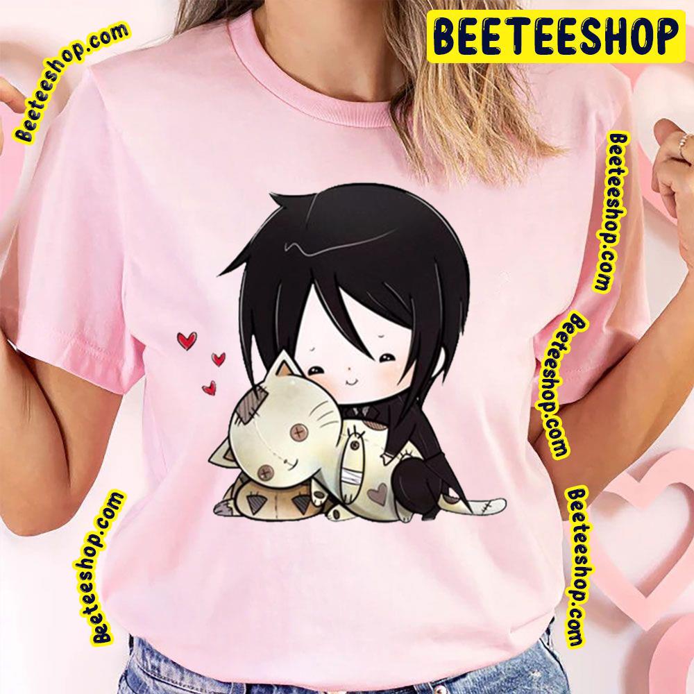 Cute Chibi Sebastian Michaelis Black Butler Kuroshitsuji Trending Unisex T-Shirt Cute Chibi Sebastian Michaelis Black Butler Kuroshitsuji Trending Unisex T-Shirt