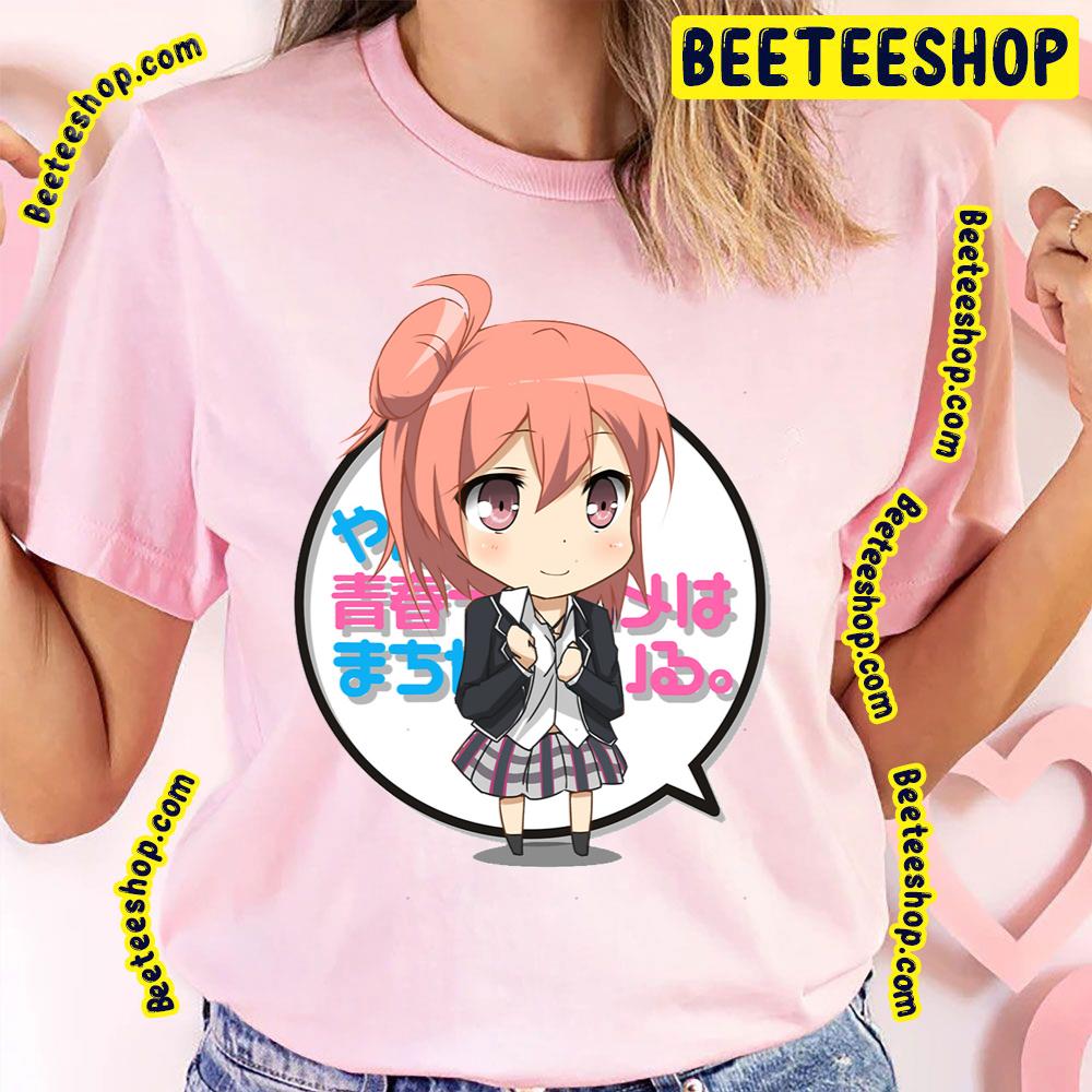 Cute Chibi Yuigahama Yui Yahari Ore No Seishun Love Snafu Trending Unisex T-Shirt Cute Chibi Yuigahama Yui Yahari Ore No Seishun Love Snafu Trending Unisex T-Shirt